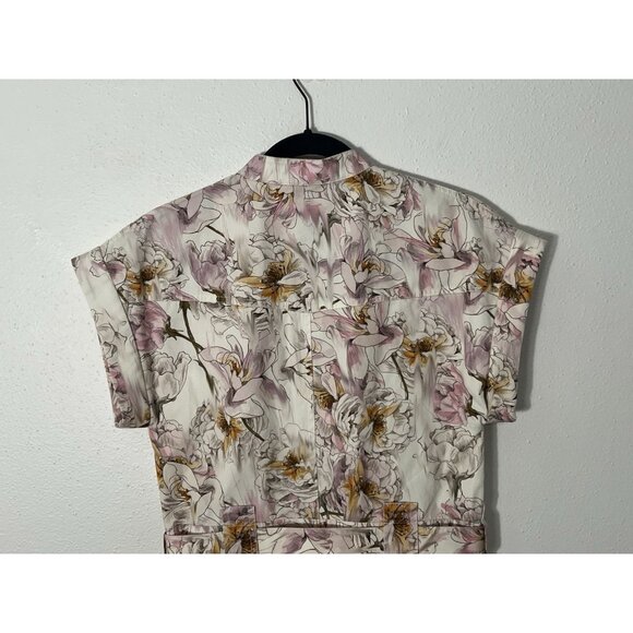 Rebecca Vallance Fleur Du Mal Belted Floral Mini Dress Size 4 US - Picture 7 of 12
